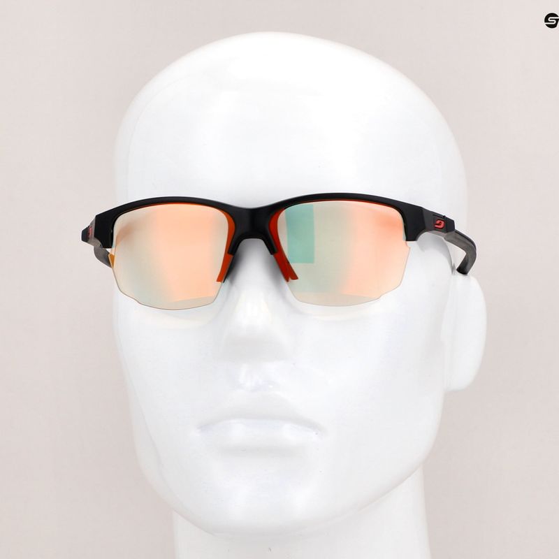 Julbo Split Reactiv 1-3 Light Amplifier matt schwarz/rot Fahrradbrille 11