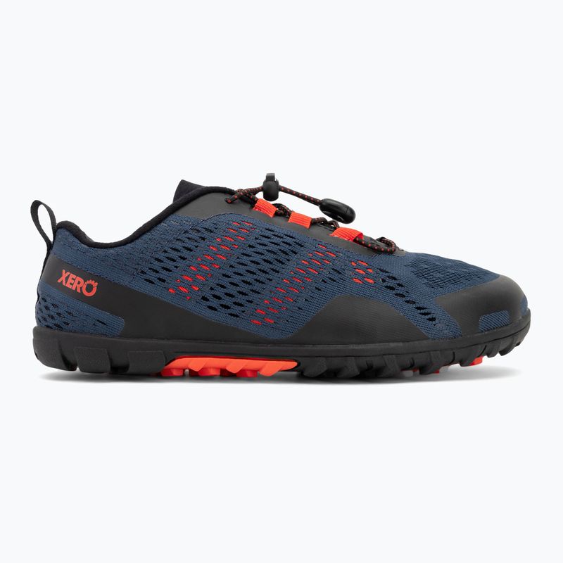 Barfußschuhe für Herren Xero Shoes Aqua X Sport moonlit/blau/orange 2