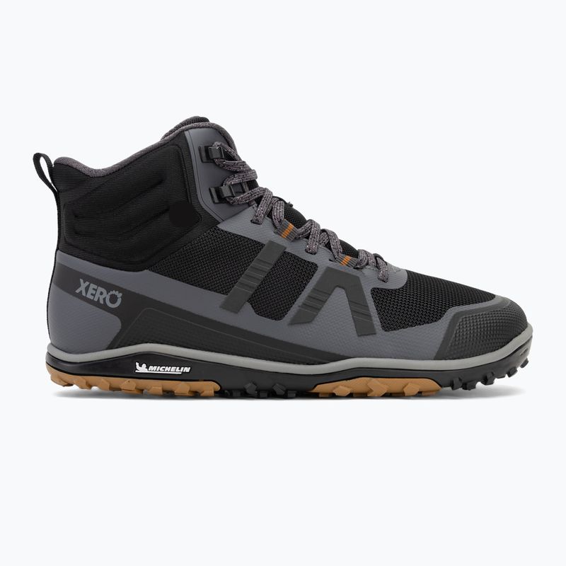 Herren Barfußschuhe Xero Shoes Scrambler Mid II asphalt/ schwarz 2