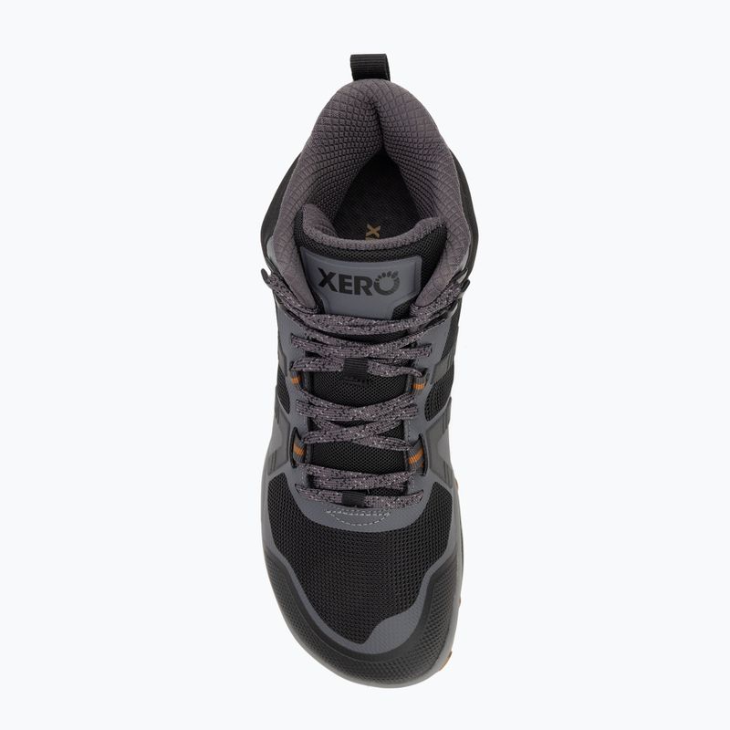 Herren Barfußschuhe Xero Shoes Scrambler Mid II asphalt/ schwarz 5
