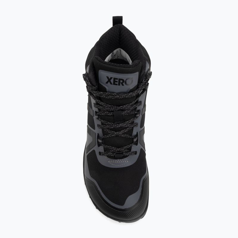 Barfußschuhe Xero Shoes Scrambler Mid II WP black/asphalt 5