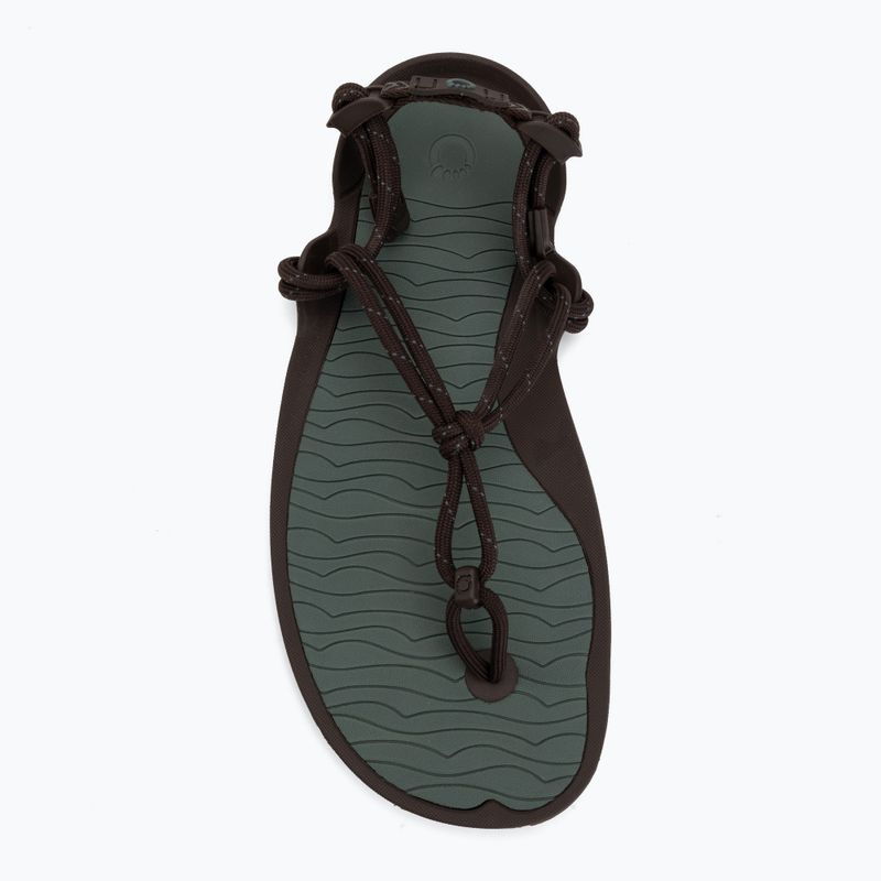 Barfußsandalen Herren Xero Shoes Aqua Cloud java/brown/dark/forest 5