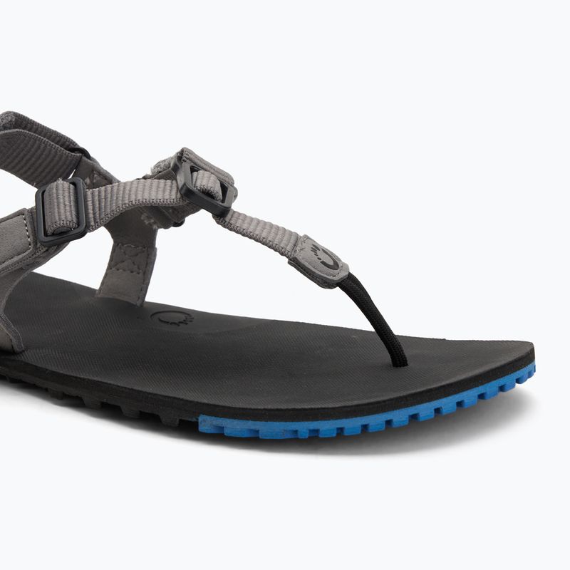 Herren Barfußsandalen Xero Schuhe H-Trail stahlgrau/blau/lolite 7