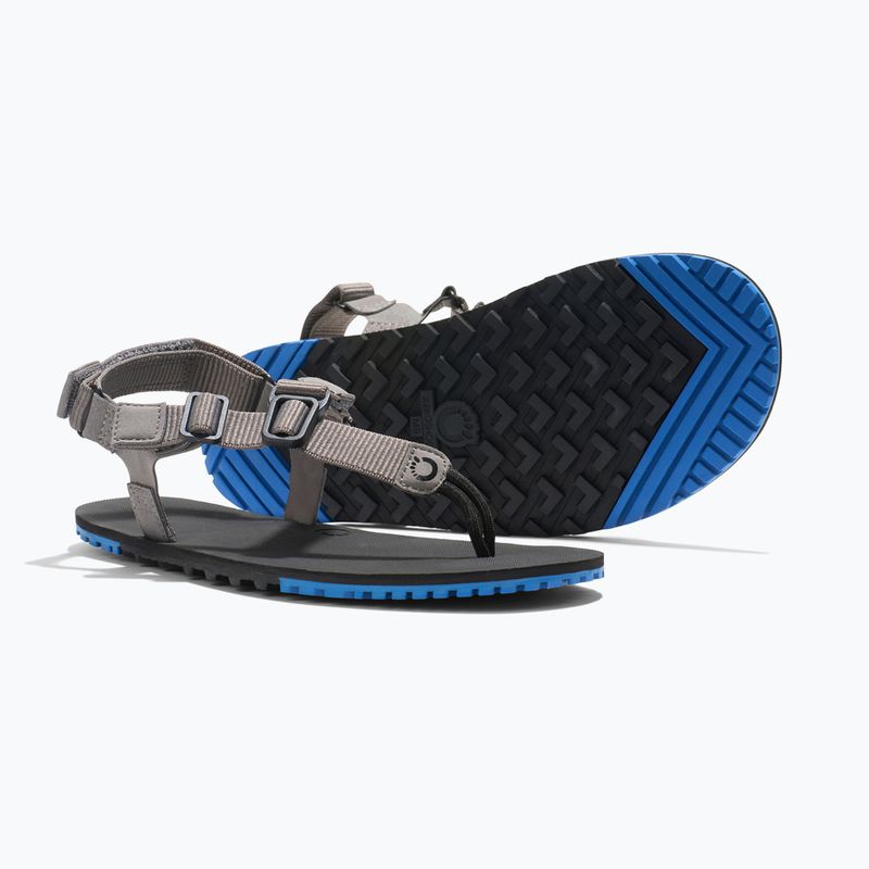Herren Barfußsandalen Xero Schuhe H-Trail stahlgrau/blau/lolite 15
