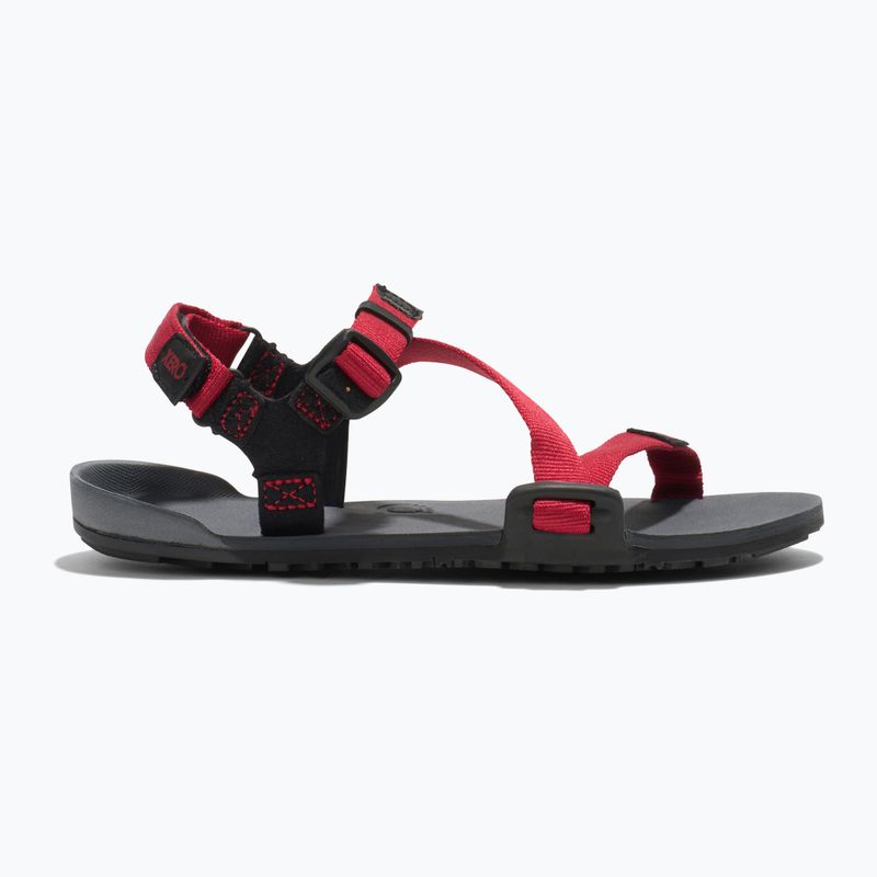 Barefoot Kinderschuhe Xero Z-Trail anthrazit/roter Pfeffer Sandalen