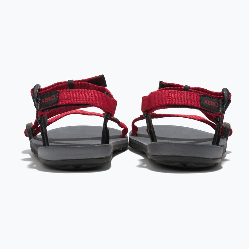 Barefoot Kinderschuhe Xero Z-Trail anthrazit/roter Pfeffer Sandalen 4