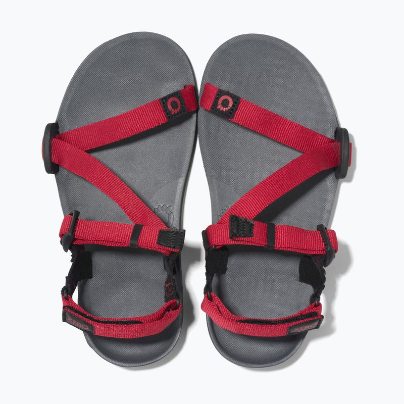 Barefoot Kinderschuhe Xero Z-Trail anthrazit/roter Pfeffer Sandalen 5