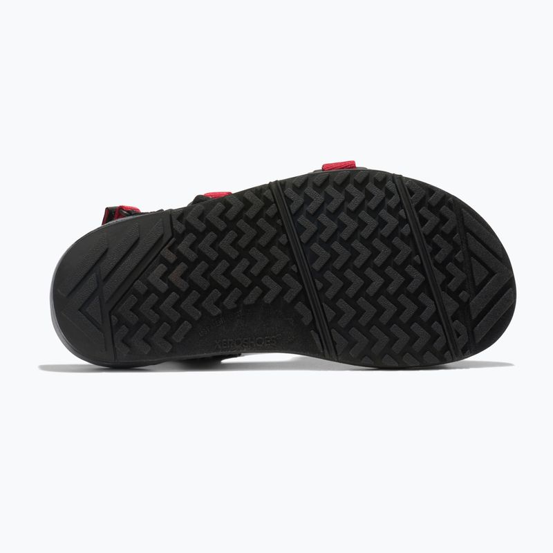 Barefoot Kinderschuhe Xero Z-Trail anthrazit/roter Pfeffer Sandalen 6