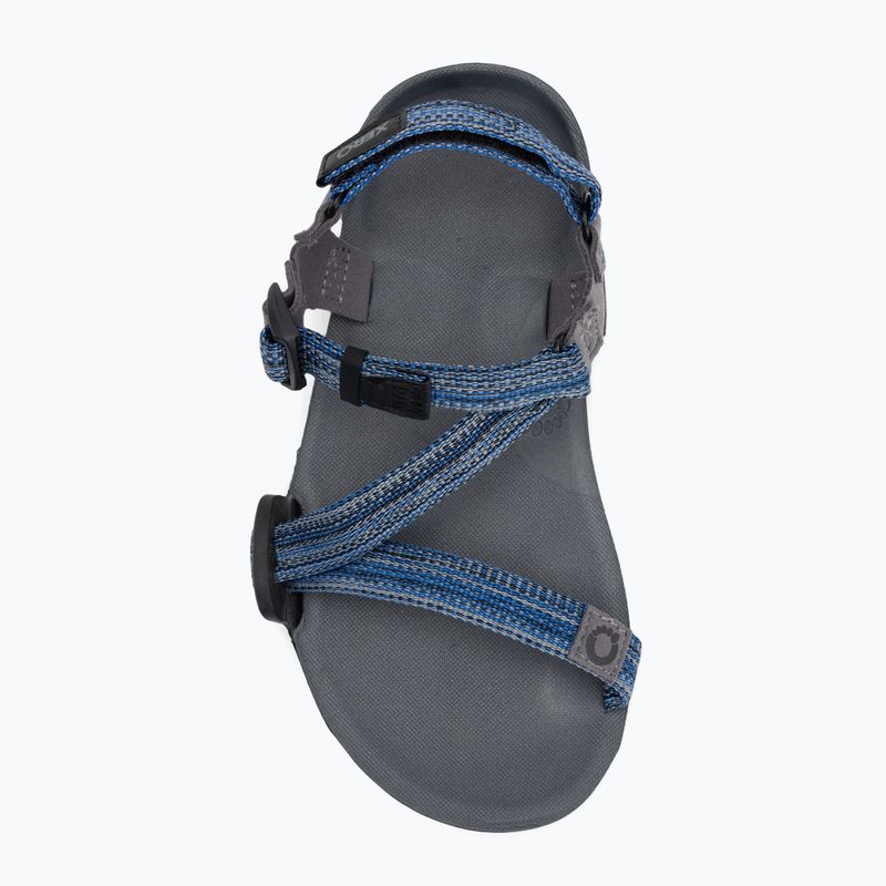 Barefoot Kinderschuhe Xero Z-Trail Sandalen anthrazit/multi/blau 6