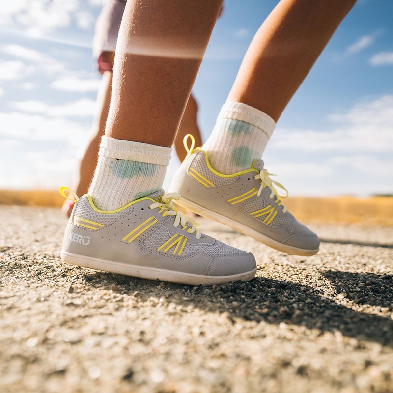 Barfußschuhe Kinder Xero Shoes Prio lunar rock/sunny lime 7