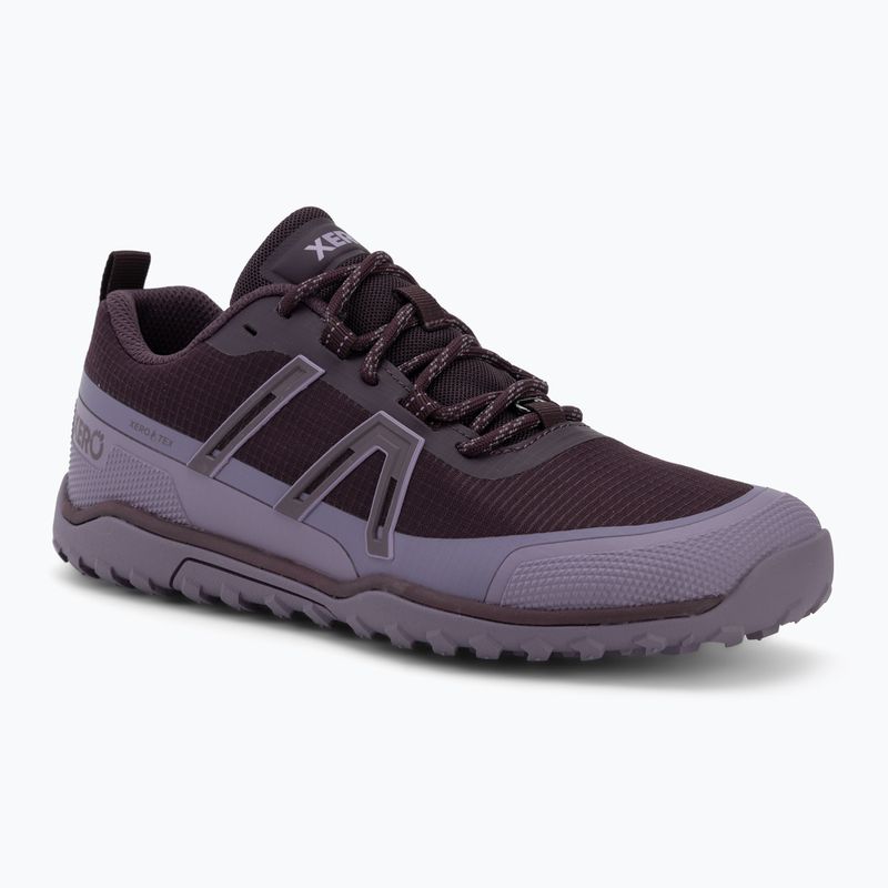 Damen Barfußschuhe Xero Shoes Scrambler Trail Low WP Plum perfect/sage purple
