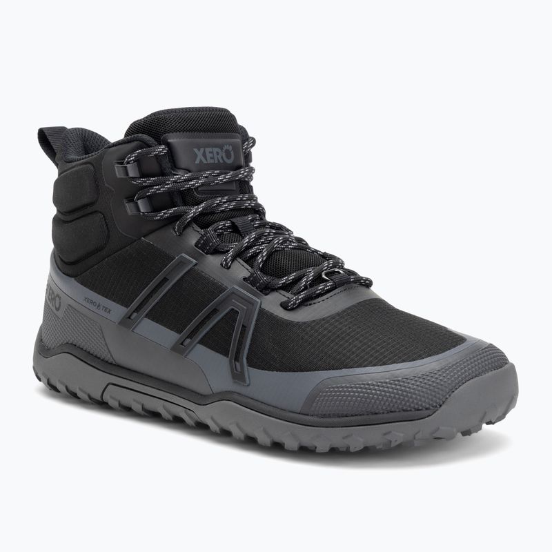 Barfußschuhe Herren Xero Shoes Scrambler Trail Mid WP schwarz/Asphalt