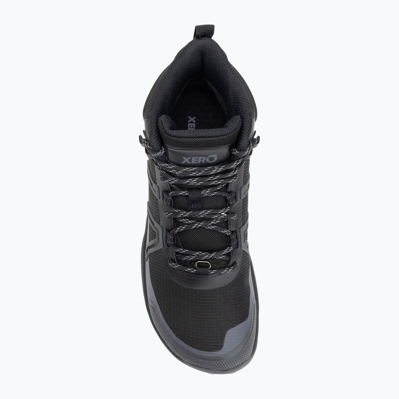 Barfußschuhe Herren Xero Shoes Scrambler Trail Mid WP schwarz/Asphalt 5