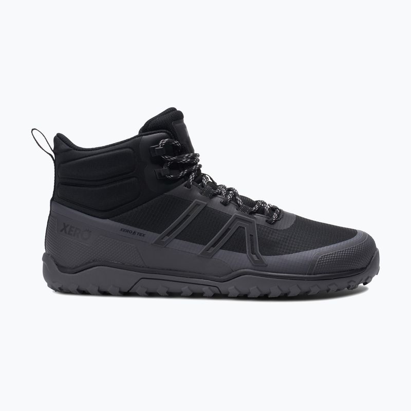 Barfußschuhe Herren Xero Shoes Scrambler Trail Mid WP schwarz/Asphalt 8