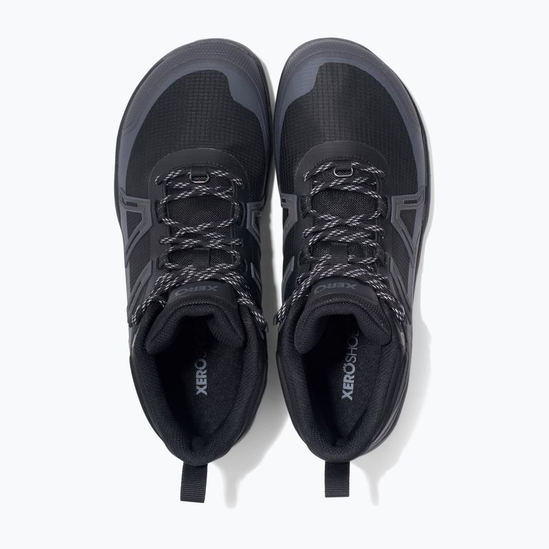 Berefoot Herren Xero Schuhe Scrambler Trail Mid WP schwarz/asphalt 12