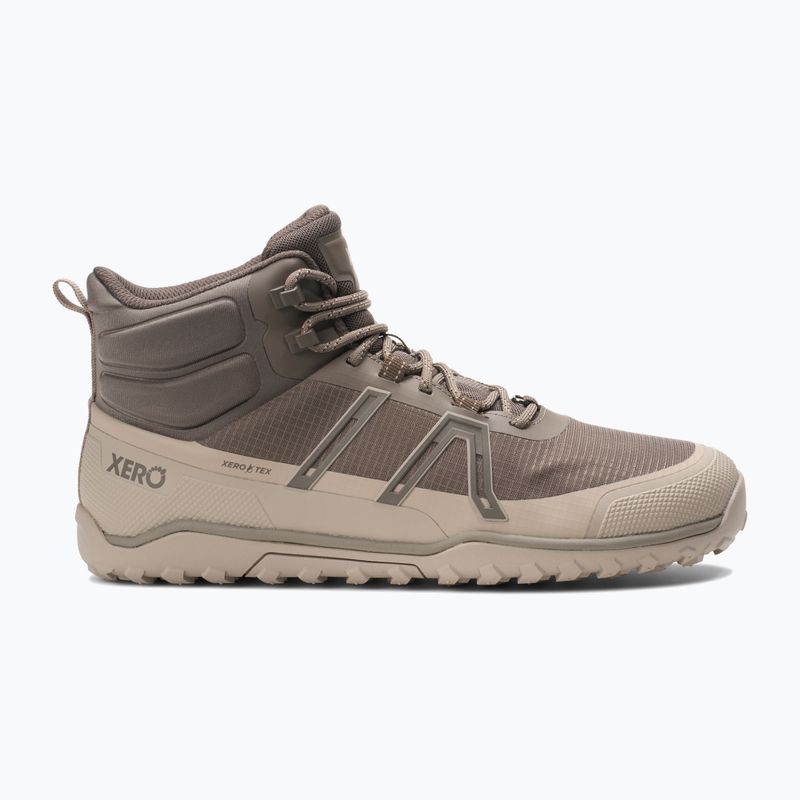 Barfußschuhe Herren Xero Shoes Scrambler Trail Mid WP morel/pure/cashmere 8