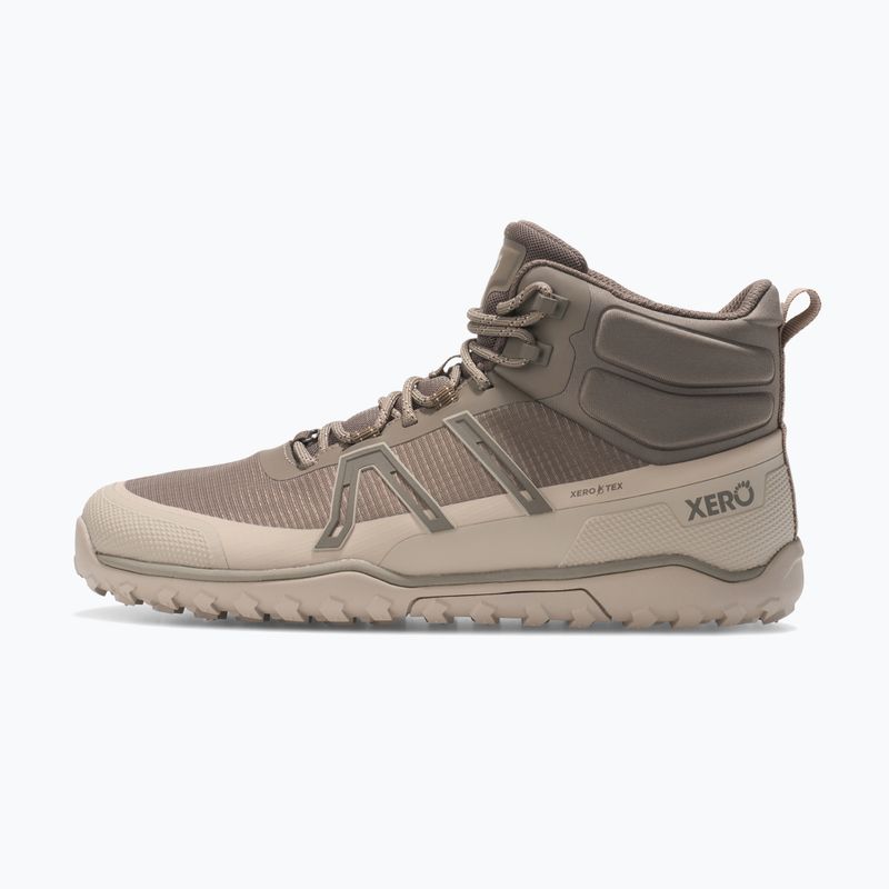 Barfußschuhe Herren Xero Shoes Scrambler Trail Mid WP morel/pure/cashmere 9