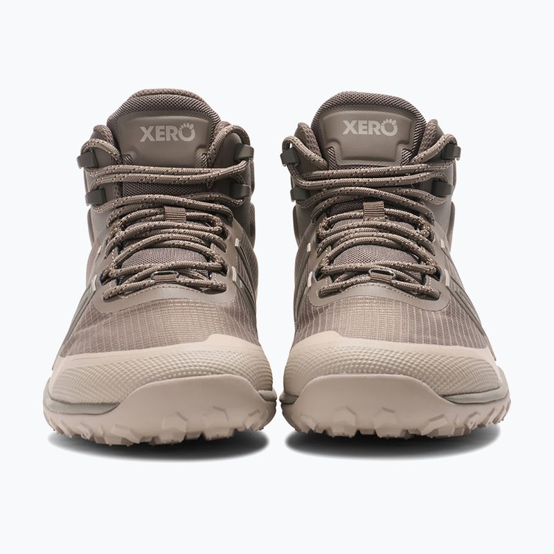 Barfußschuhe Herren Xero Shoes Scrambler Trail Mid WP morel/pure/cashmere 10