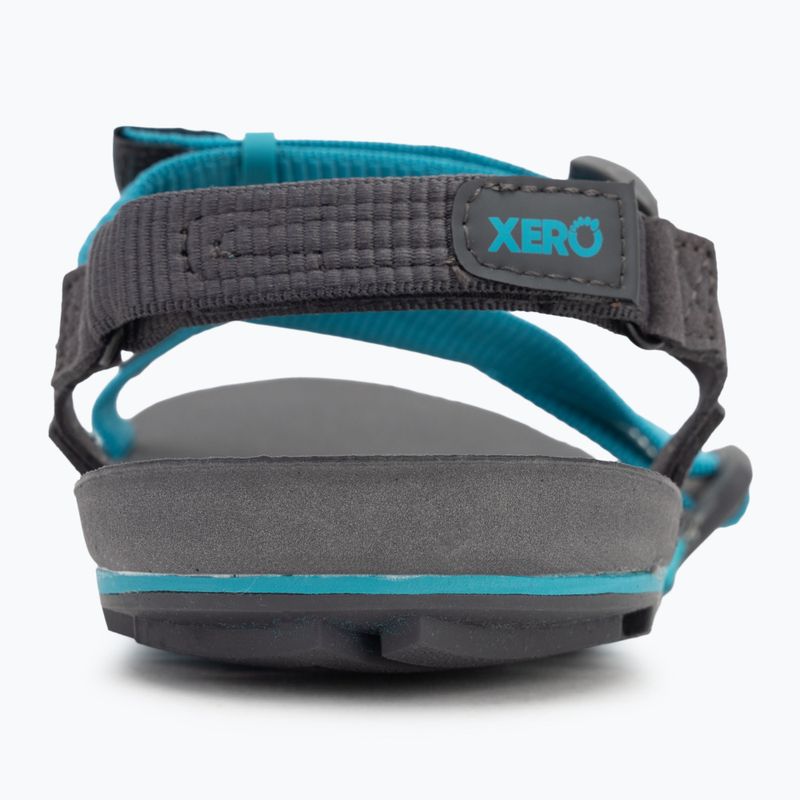 Damen Barfußsandalen Xero Shoes Z-Trail EV Seeblau / Asphalt 6