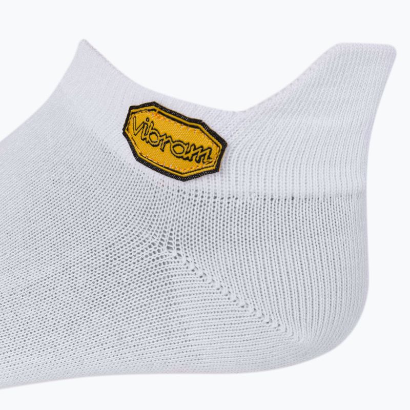 Vibram Fivefingers Athletic No-Show Socken 2 Paar schwarz und weiß S15N12PS 5