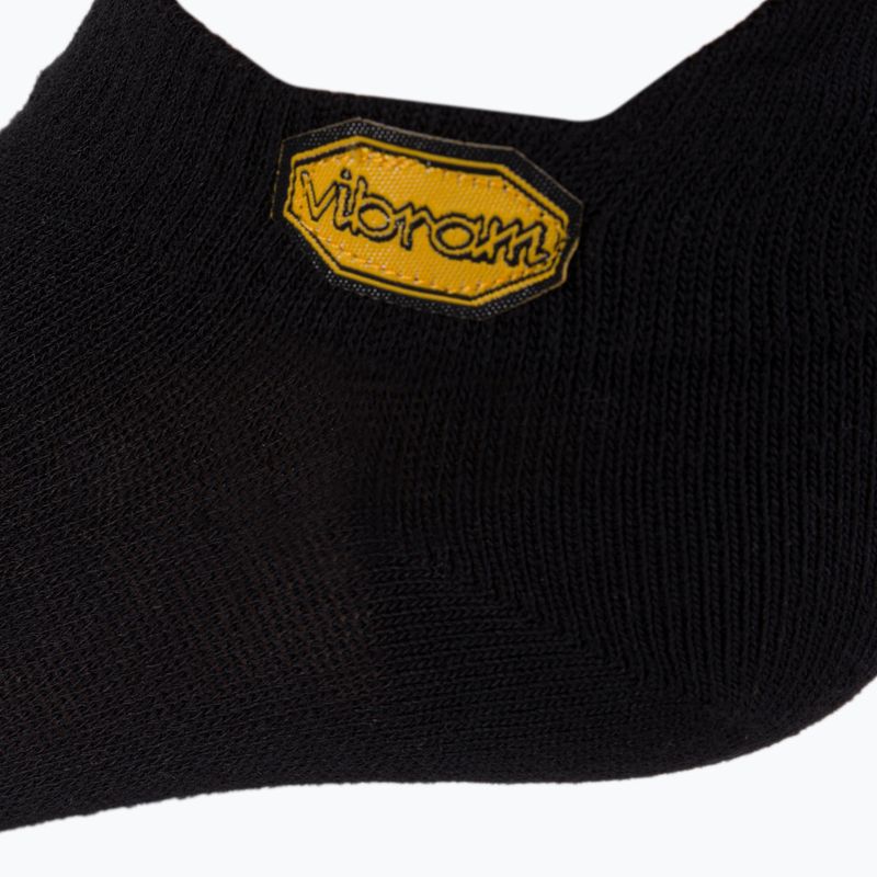 Vibram Fivefingers Athletic No-Show Socken 2 Paar schwarz und weiß S15N12PS 6