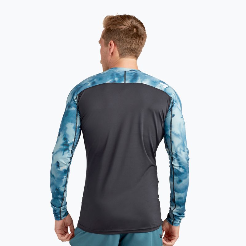 Dakine Herren Schwimmen Shirt Hd Snug Fit Rashguard Crew schwarz und blau DKA651M0004 2