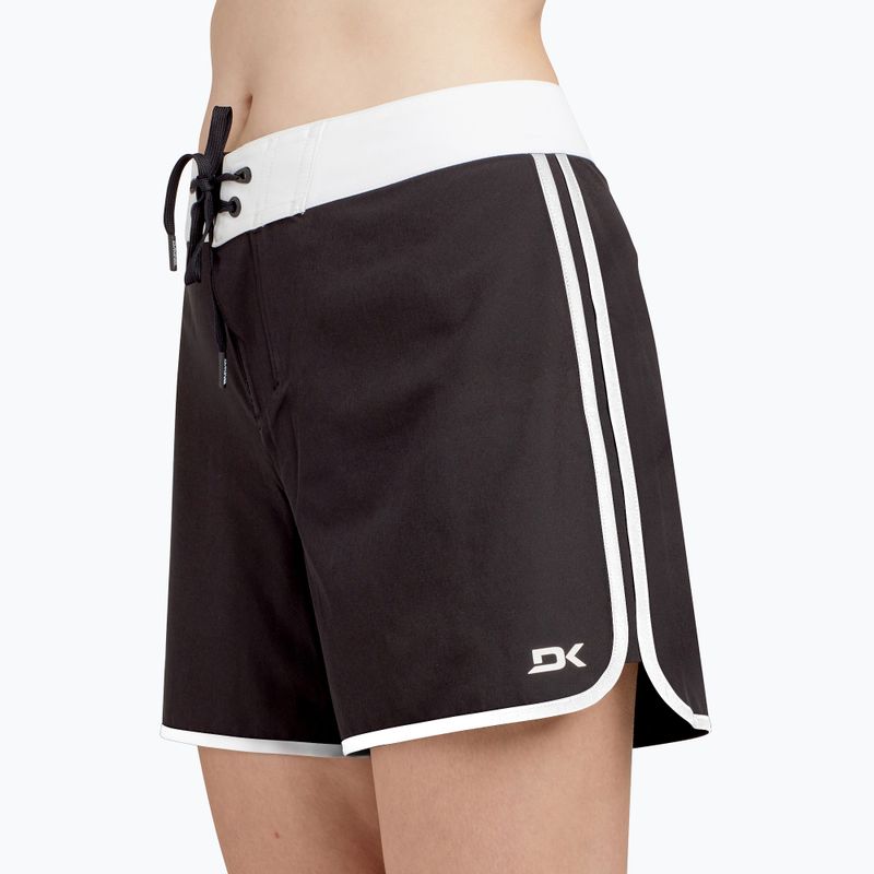 Dakine Roots 5" Frauen schwimmen Shorts schwarz und weiß DKA156W0004 6