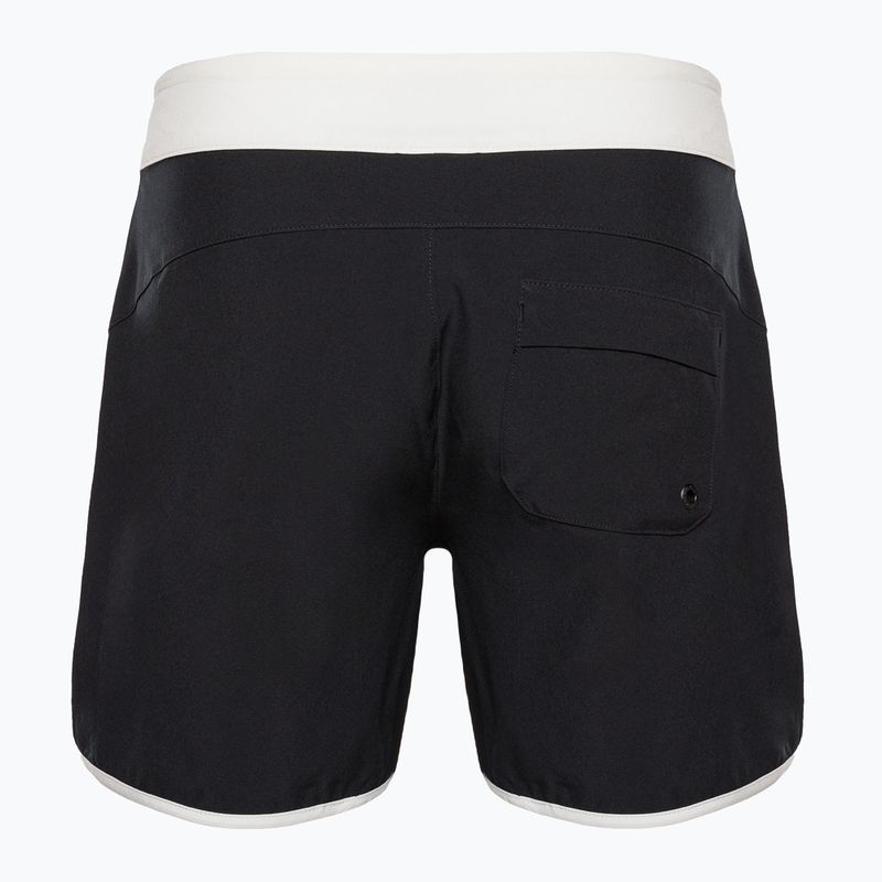 Dakine Roots 5" Frauen schwimmen Shorts schwarz und weiß DKA156W0004 2