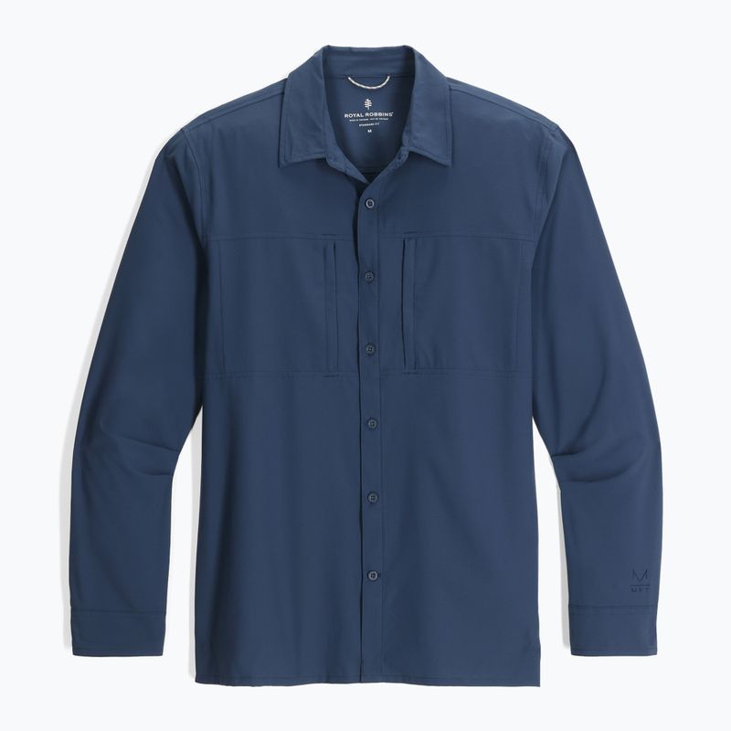 Royal Robbins Expedition III Herrenhemd tiefblau