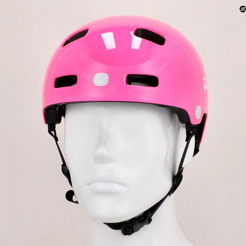 Fahrradhelm für Kinder POC POCito Crane MIPS fluorescent pink 9