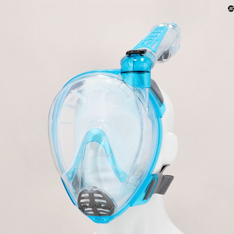 Cressi Duke Dry Vollgesichtsmaske zum Schnorcheln türkis XDT000025 4