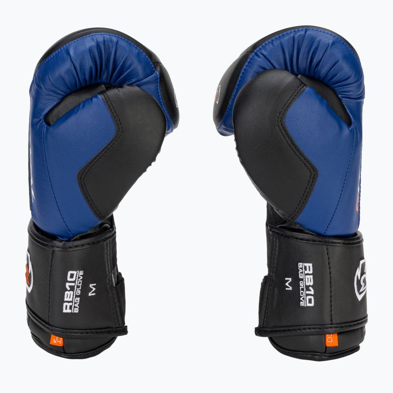 Rival RB10 Intelli-Shock Bag Boxhandschuhe schwarz/blau 4