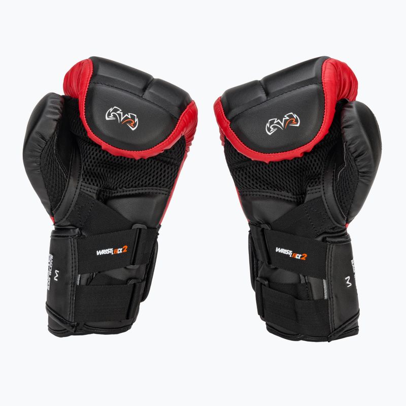 Rival RB10 Intelli-Shock Bag Boxhandschuhe schwarz/rot 3