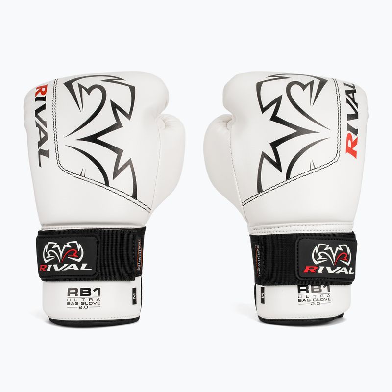Boxhandschuhe Rival RB1 Ultra Bag 2.0 white 2