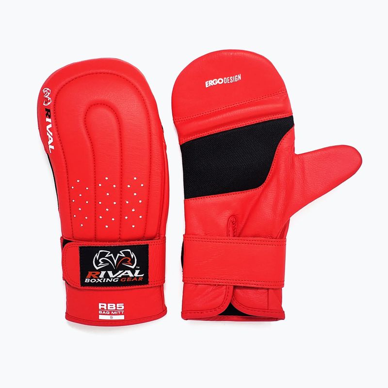 Rival RB5 Bag Mitts Boxhandschuhe rot