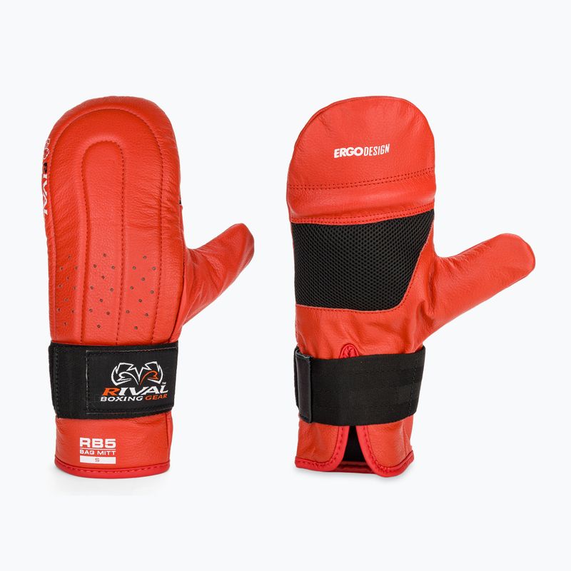 Rival RB5 Bag Mitts Boxhandschuhe rot