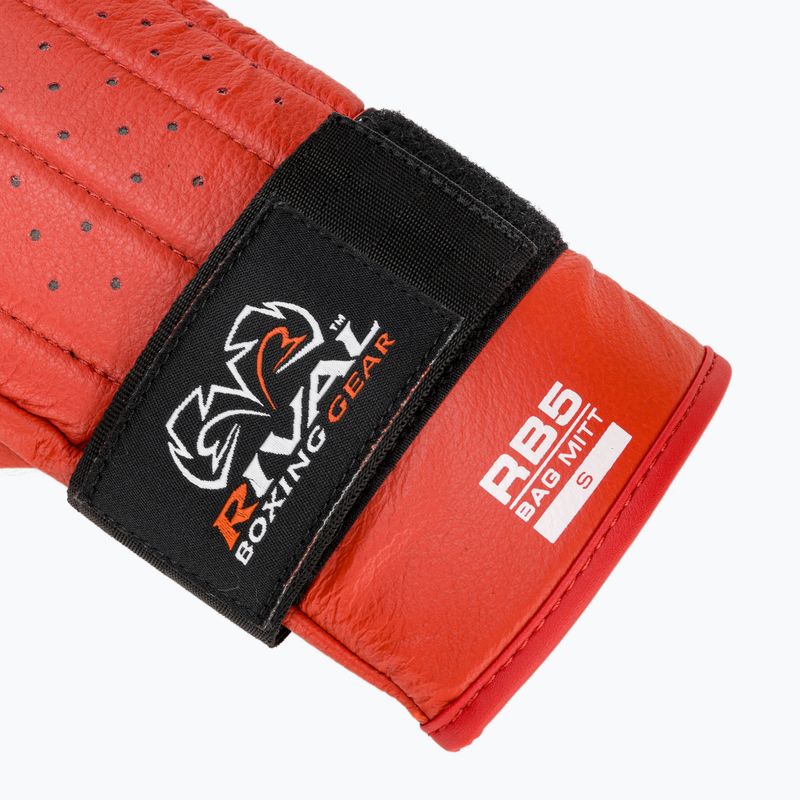 Rival RB5 Bag Mitts Boxhandschuhe rot 6
