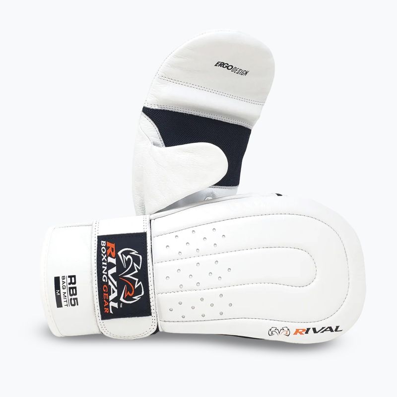 Rival RB5 Bag Mitts weiße Boxhandschuhe 2