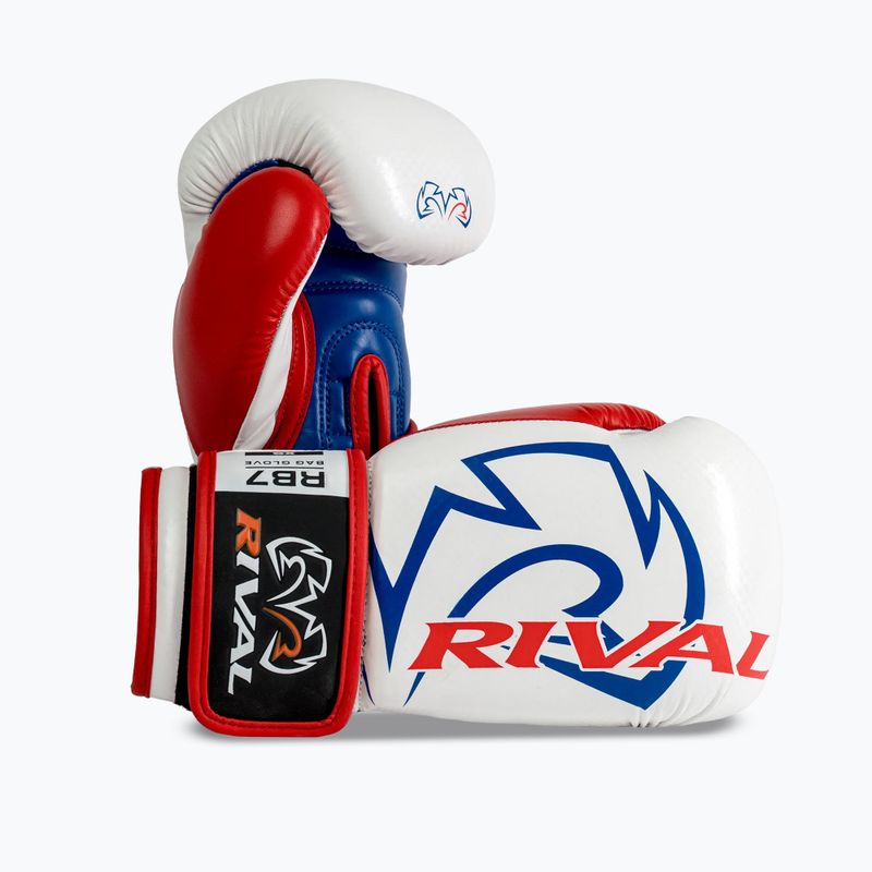 Boxhandschuhe Rival RB7 Fitness Plus Bag white/blue 2