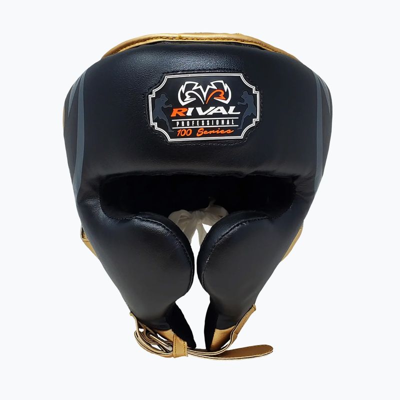 Rival RHG100 Professional Boxhelm Kopfbedeckung schwarz/gold 2