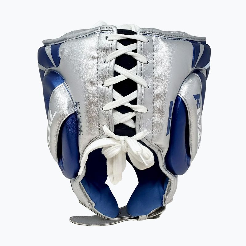 Rival RHG100 Professional Headgear blau/silberner Boxhelm 3