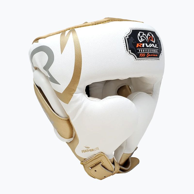 Boxhelm Rival RHG100 Professional Headgear white/gold 2