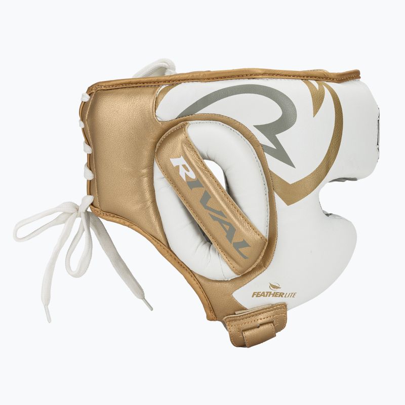 Boxhelm Rival RHG100 Professional Headgear white/gold 2