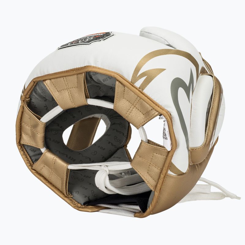 Boxhelm Rival RHG100 Professional Headgear white/gold 6