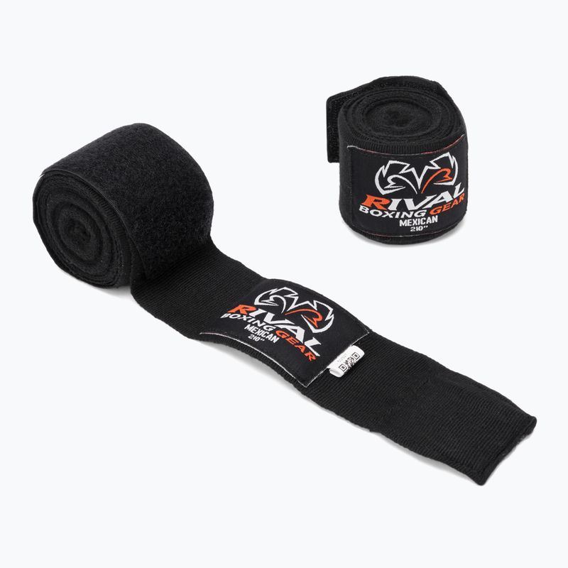 Boxbandagen Rival Mexican Handwraps black