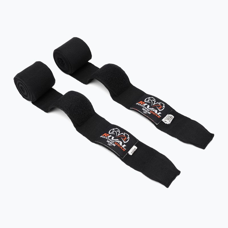 Boxbandagen Rival Mexican Handwraps black 2