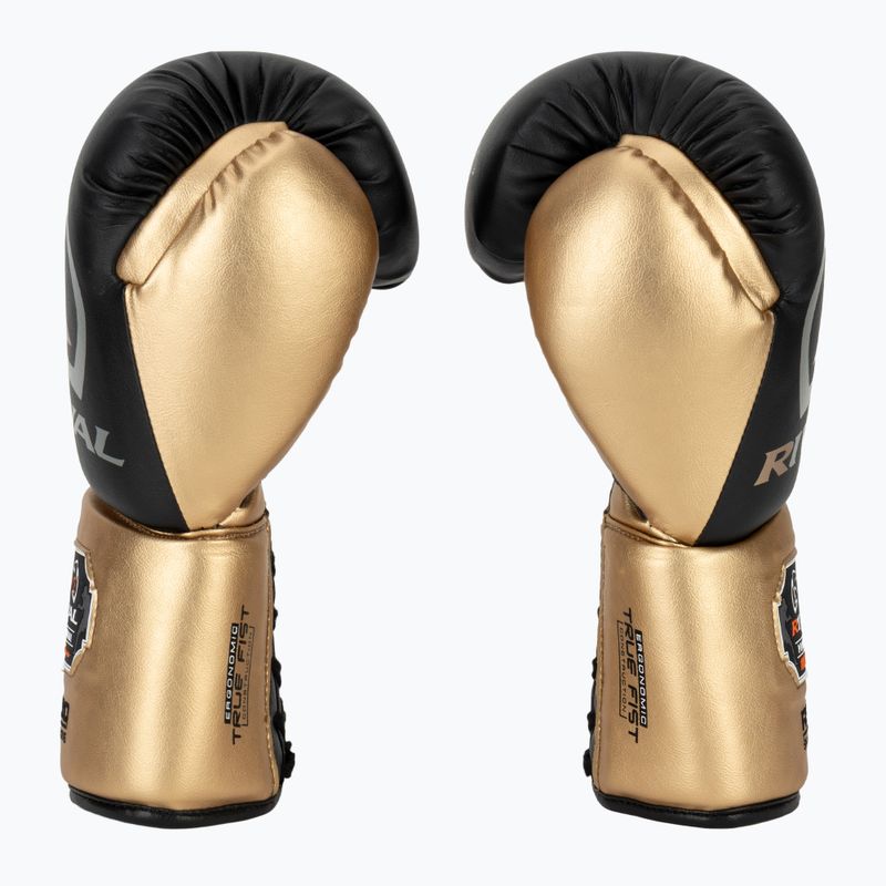 Rival RS100 Professional schwarz/goldene Boxhandschuhe 4