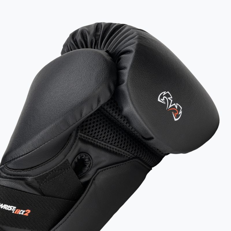 Rival RS11V Professionelle schwarze Boxhandschuhe 7