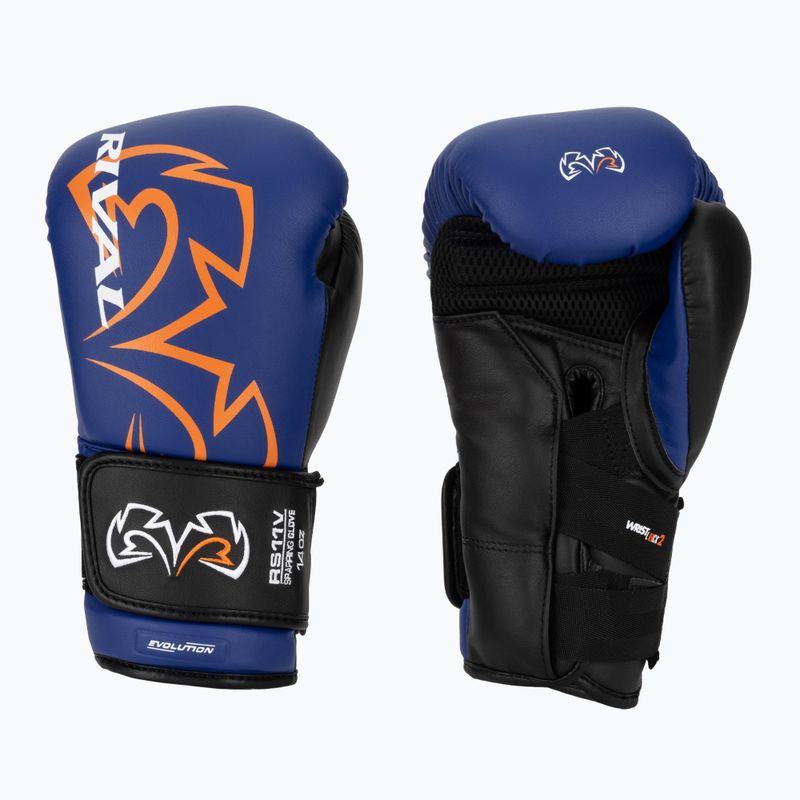 Rival RS11V Professionelle blaue Boxhandschuhe