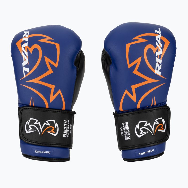 Rival RS11V Professionelle blaue Boxhandschuhe 2